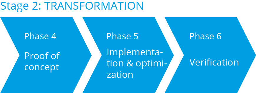 Digital strategy consulting - Stage 2: Transformation