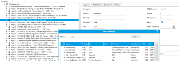 Bessere Geocodierung über POIs