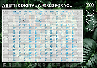 Kalender 2027 Motiv Green Kalender 2027 Motiv Green