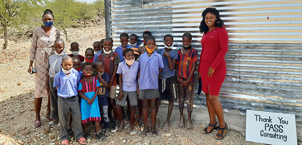 Schulbau in Namibia