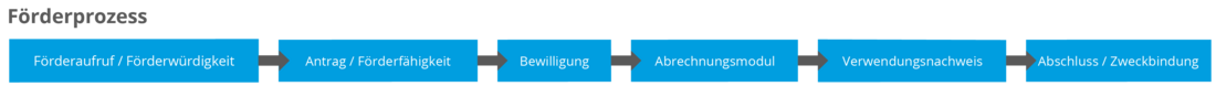 Fördermittelverwaltungssoftware: Förderprozess