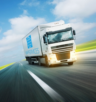MAPSERVICES für LKW-Routenplanung MAPSERVICES für LKW-Routenplanung
