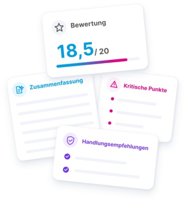 KI-Vertragsprüfung Elemente der KI-Vertragsprüfung