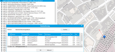 Bessere Geocodierung über POIs