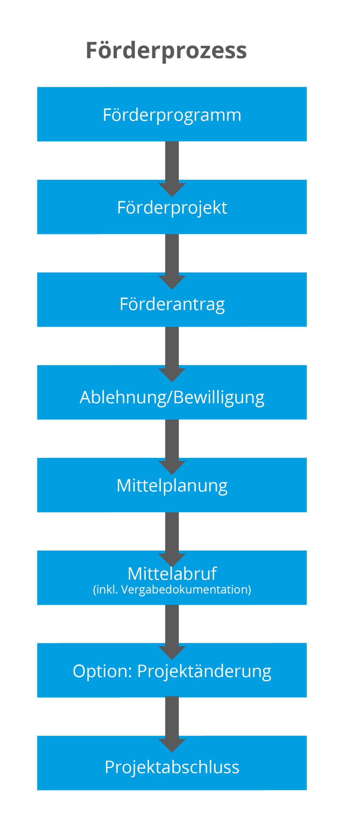 Fördermittelmanager: Förderprozess