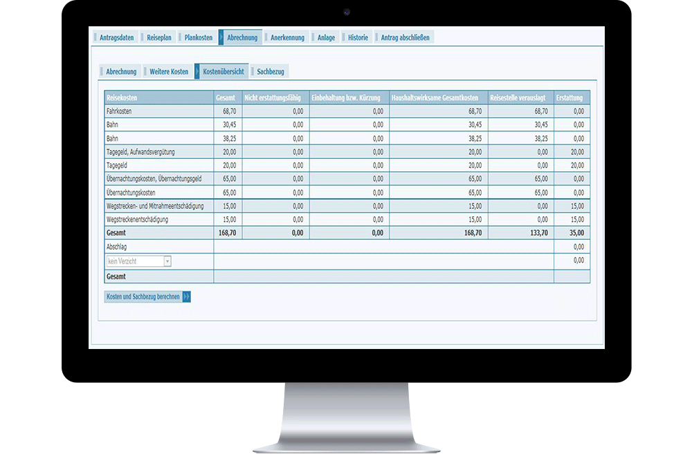 Kostenübersicht