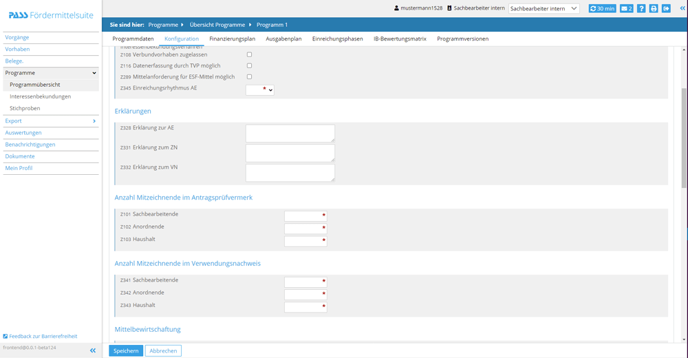 Workflow configuration