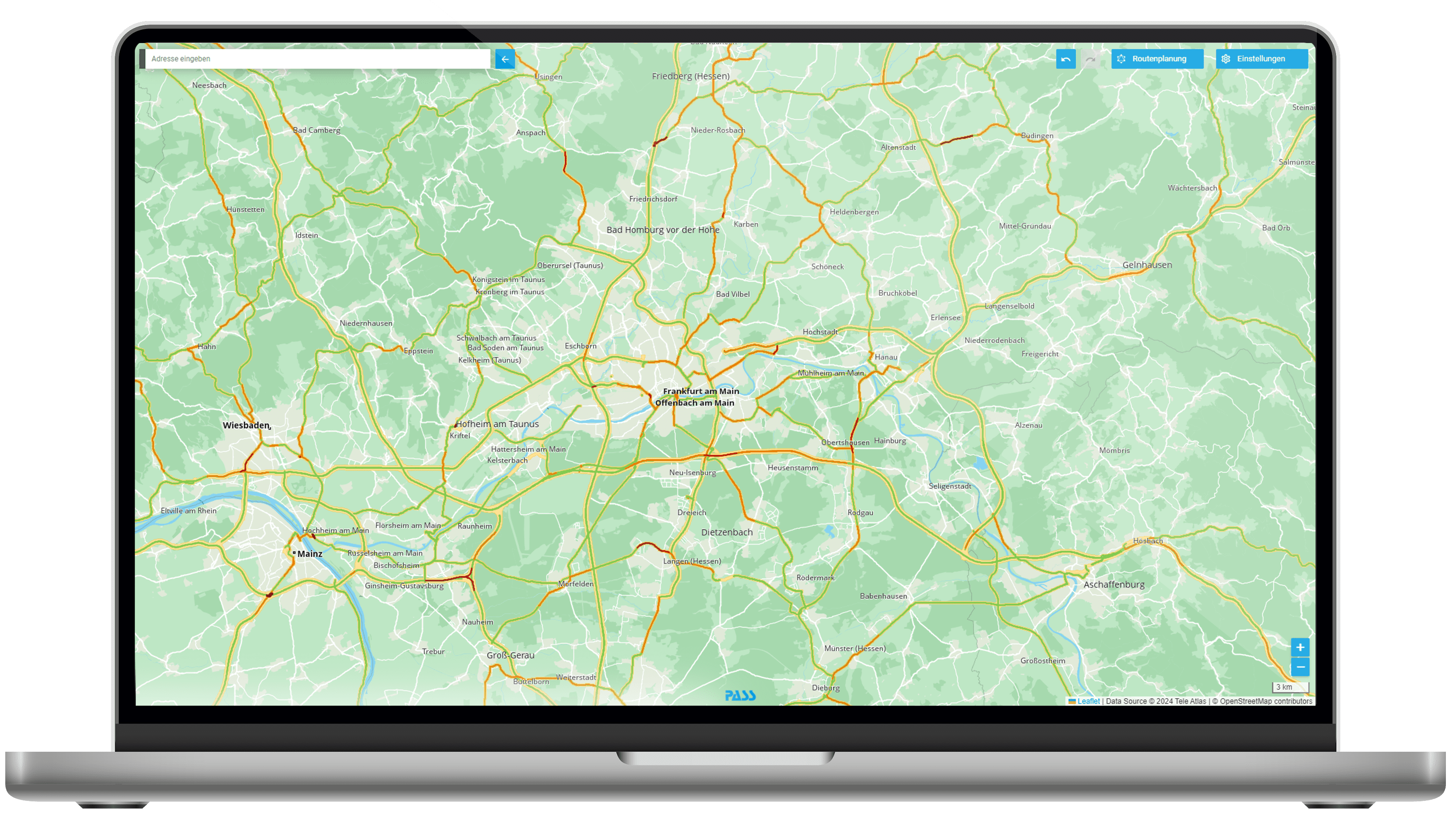 Die aktuelle Verkehrslage im Blick