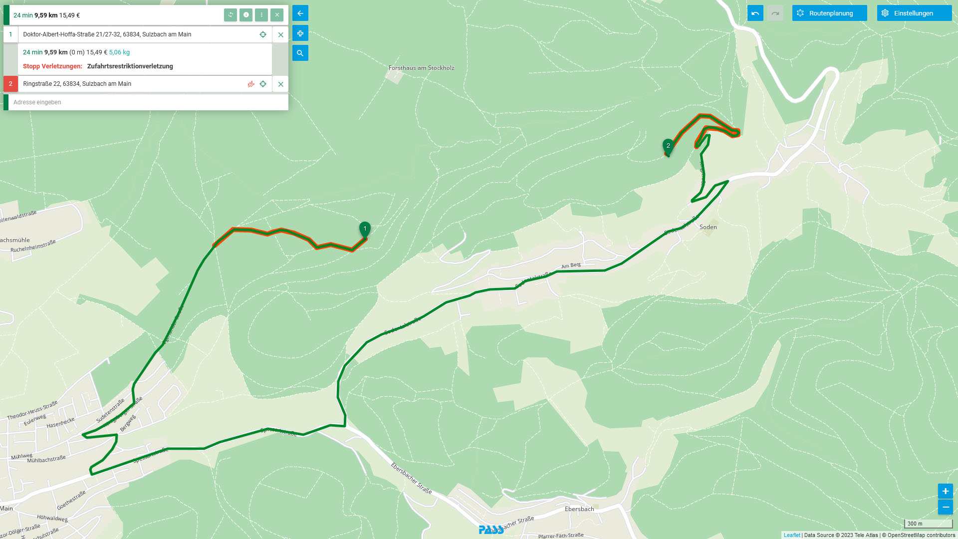 Funktioniert auch auf Feld und im Wald