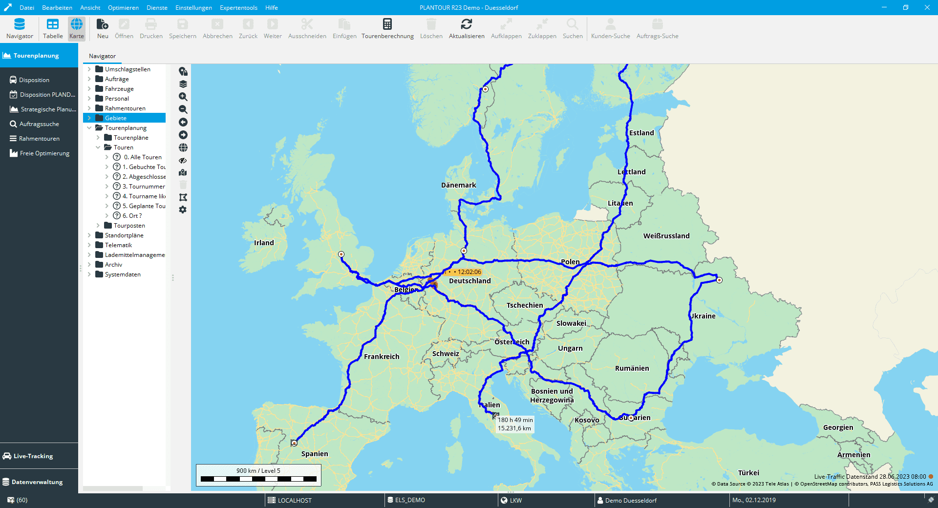 Long distance traffic