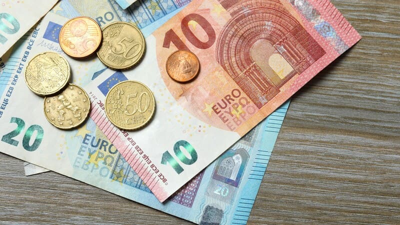 banknotes and coins