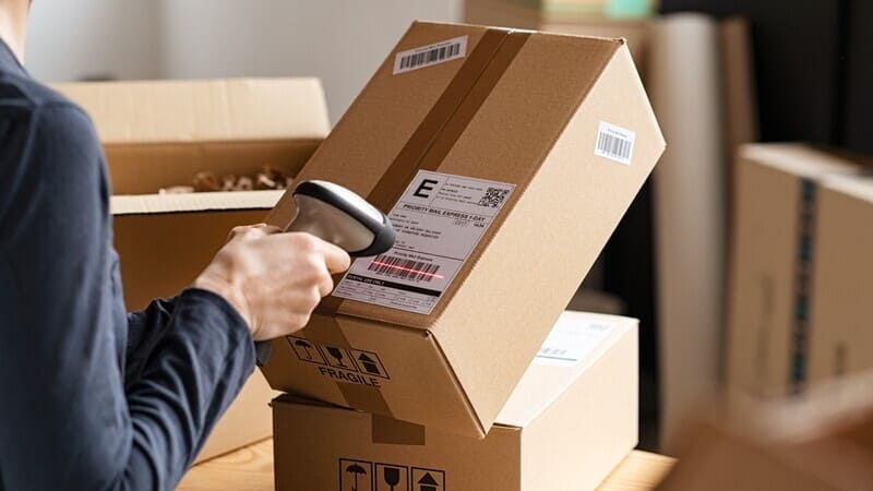 Packages are delivered