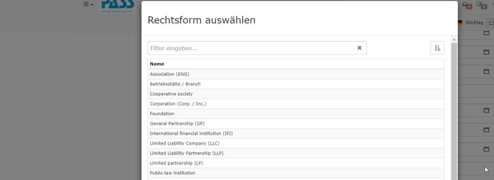 Beteiligungsmanagement: Länder-Jurisdiktionen