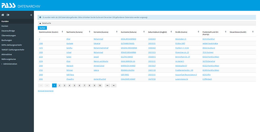 Query result