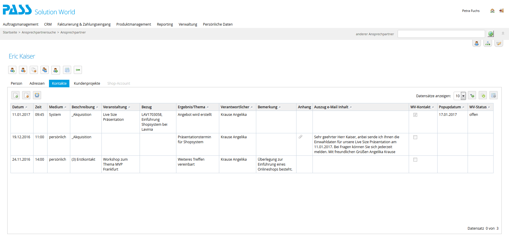 Contact Overview