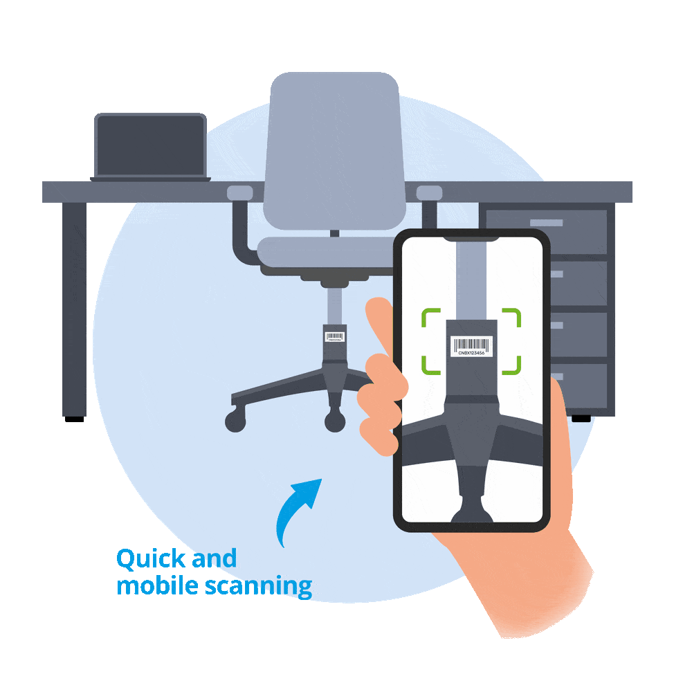 Inventory in municipalities via app Mobile recording of assets via app