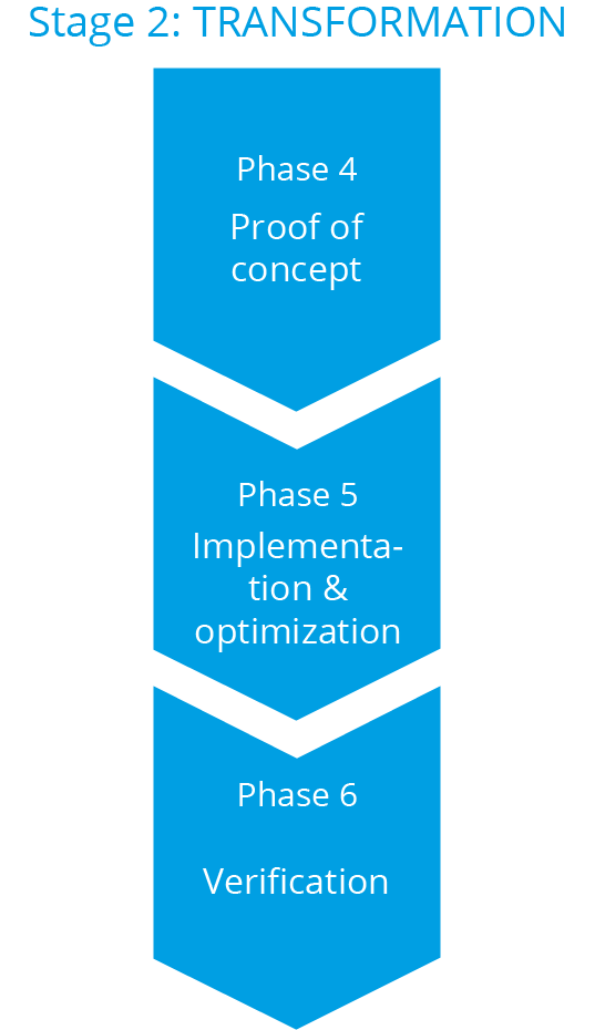 Digital strategy consulting - Stage 2: Transformation