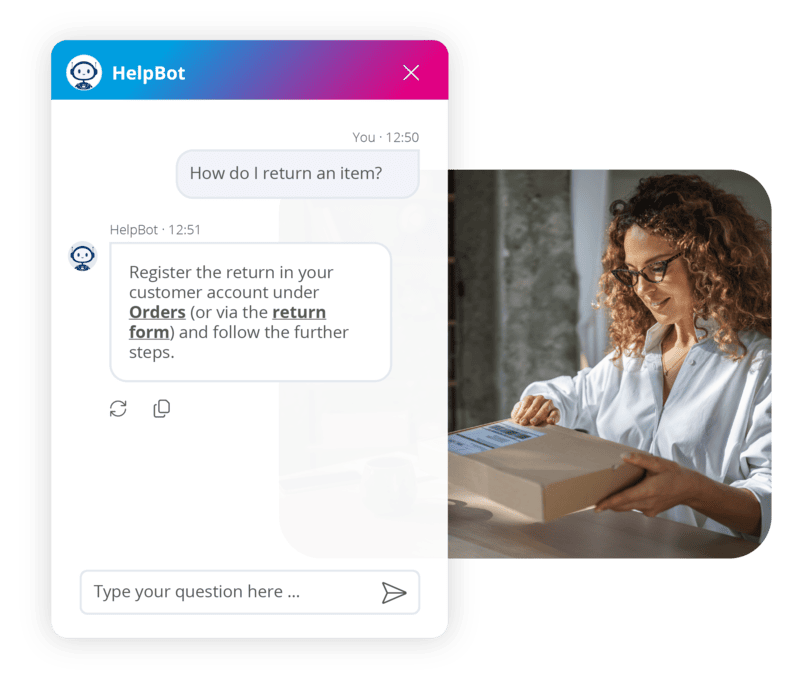 Automate customer service chatbot for customer service