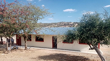 Neues Schulgebäude in Oroutumba