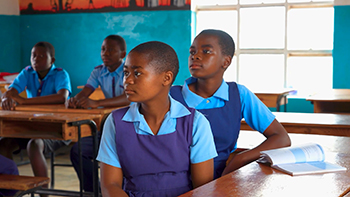 Classroom in Malawi