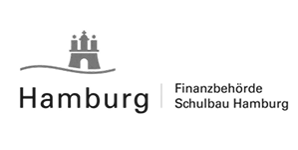 Logo Finanzbehörde Schulbau Hamburg 