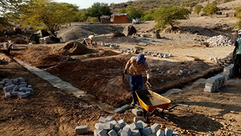 Construction site in Oroutumba
