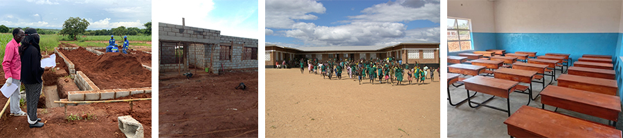 Baubeginn der neuen Primary School in Masumba, Malawi
