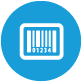 Integrated barcode/ QR code Integrated barcode/ QR code