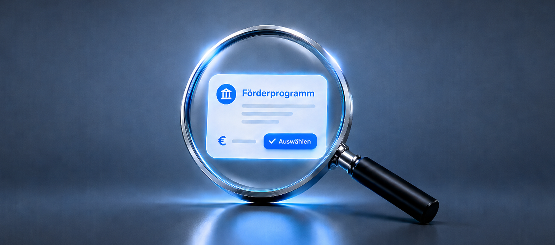 Integrierte Förderrecherche in PASS FMM